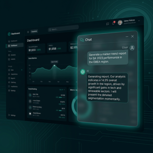 Interface chatbot IA Babylone42